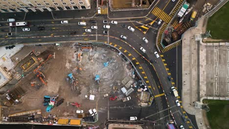 construction site in piazza venezia