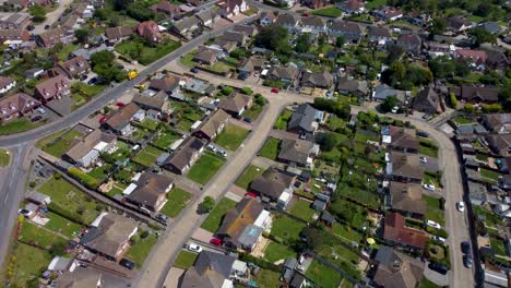 4k-Drohnenvideo-Des-Dorfes-Herne-In-Der-Nähe-Der-Herner-Bucht-über-Einer-Wohnsiedlung