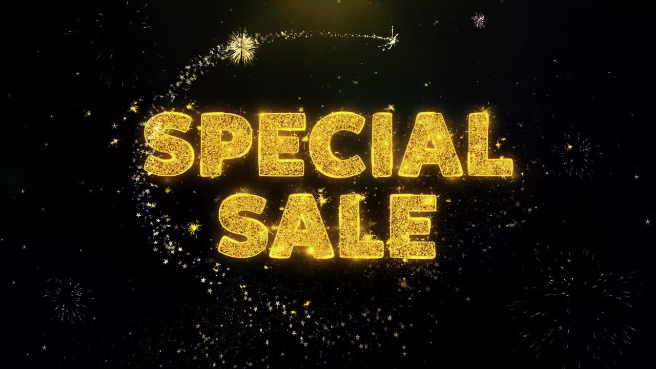 Special Sale Fireworks Graphic Design