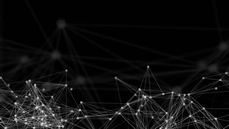 global network connection. line composition concept of global business loop bg.