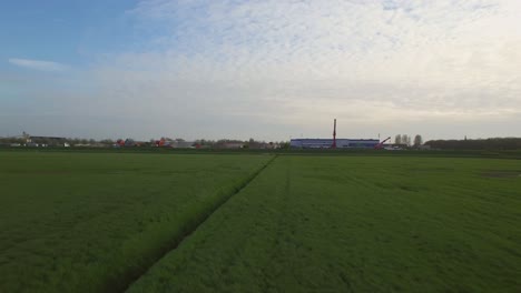 Aerial:-The-agriculture-landscape-near-the-Canal-through-Walcheren