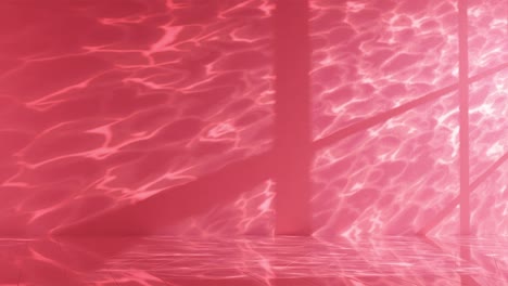 serenity in red: light patterns on a pool’s surface vertical