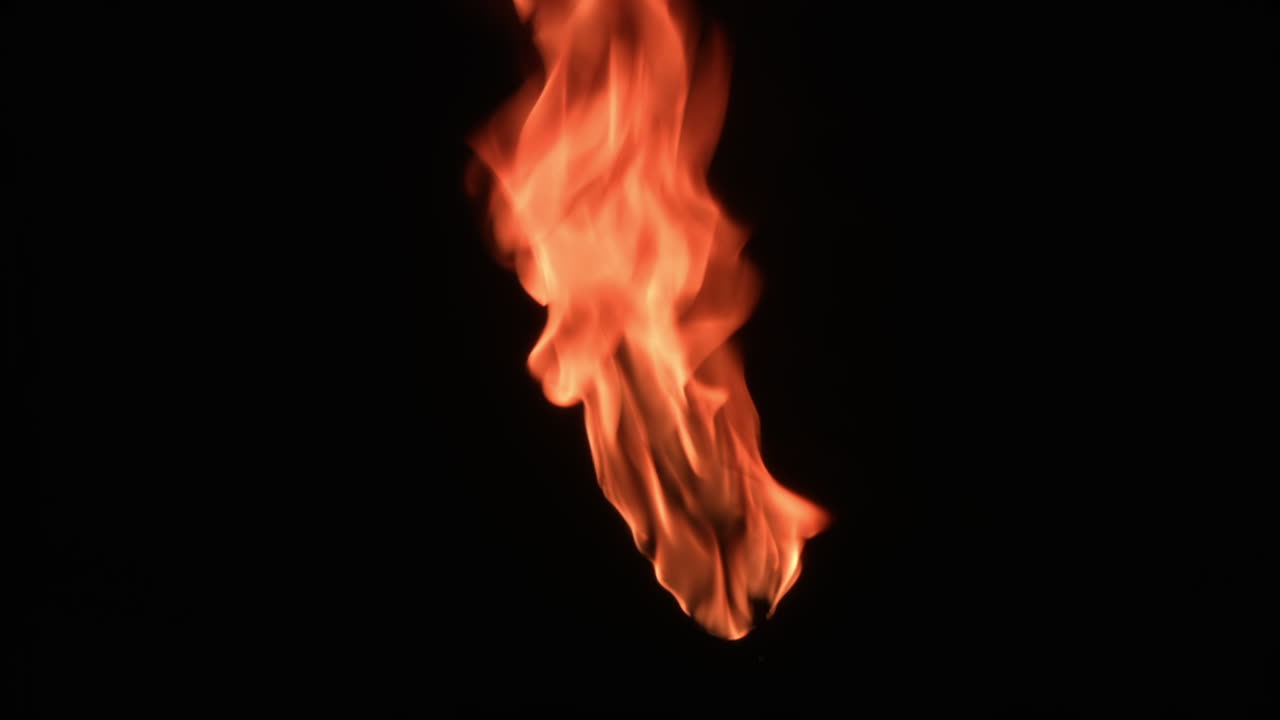 A moving torch in the dark