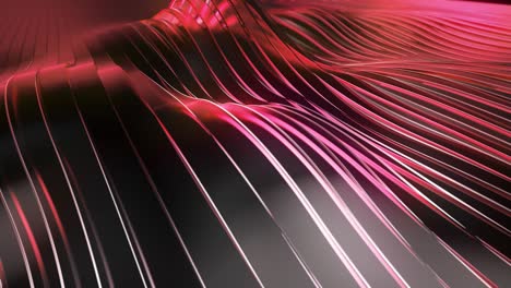dynamic wavy background red