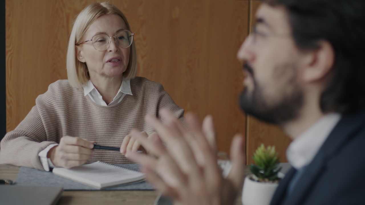 reunión de negocios o entrevista