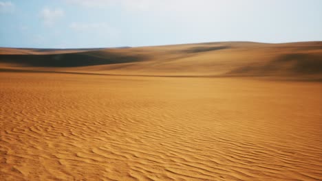 aerial of red sand dunes in the namib desert