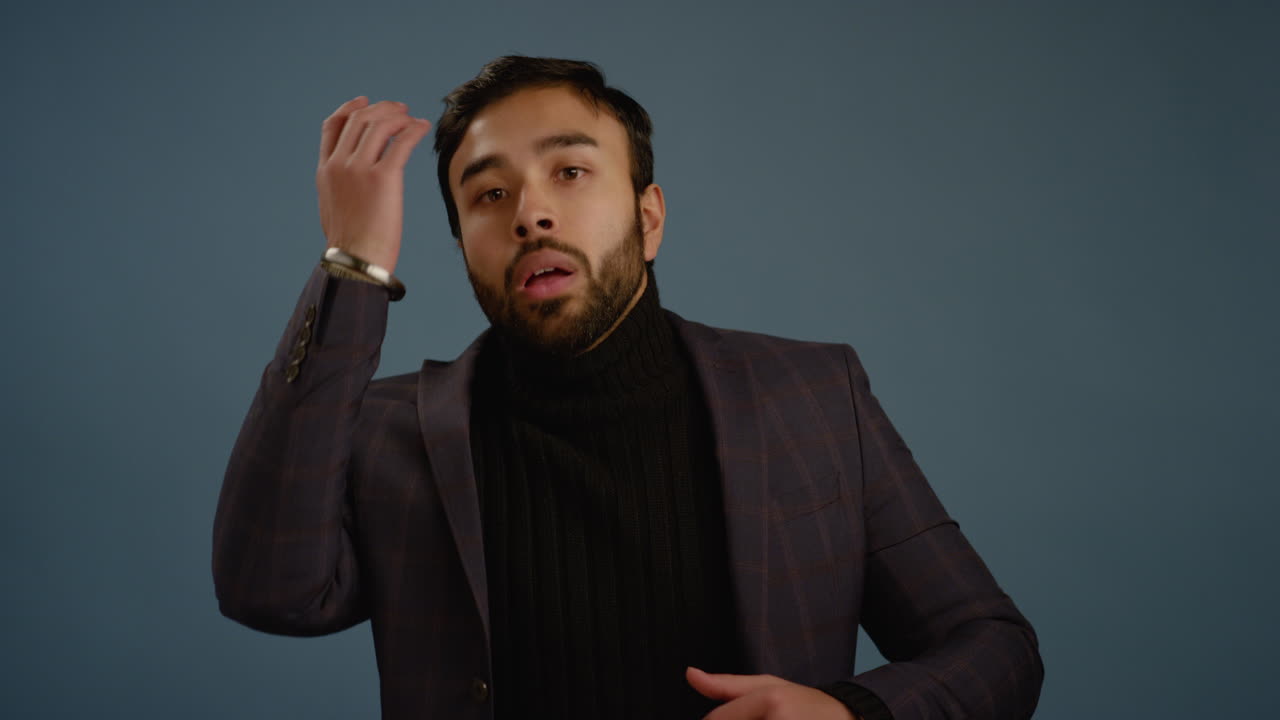 남자는 외출 준비