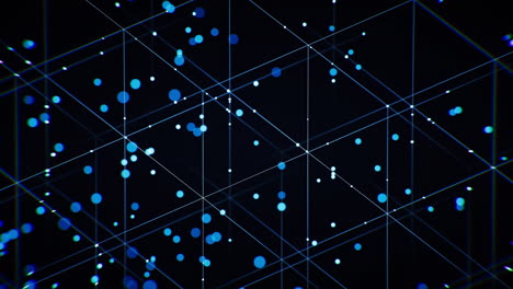 abstract digital data grid lines background, 3d rendering.