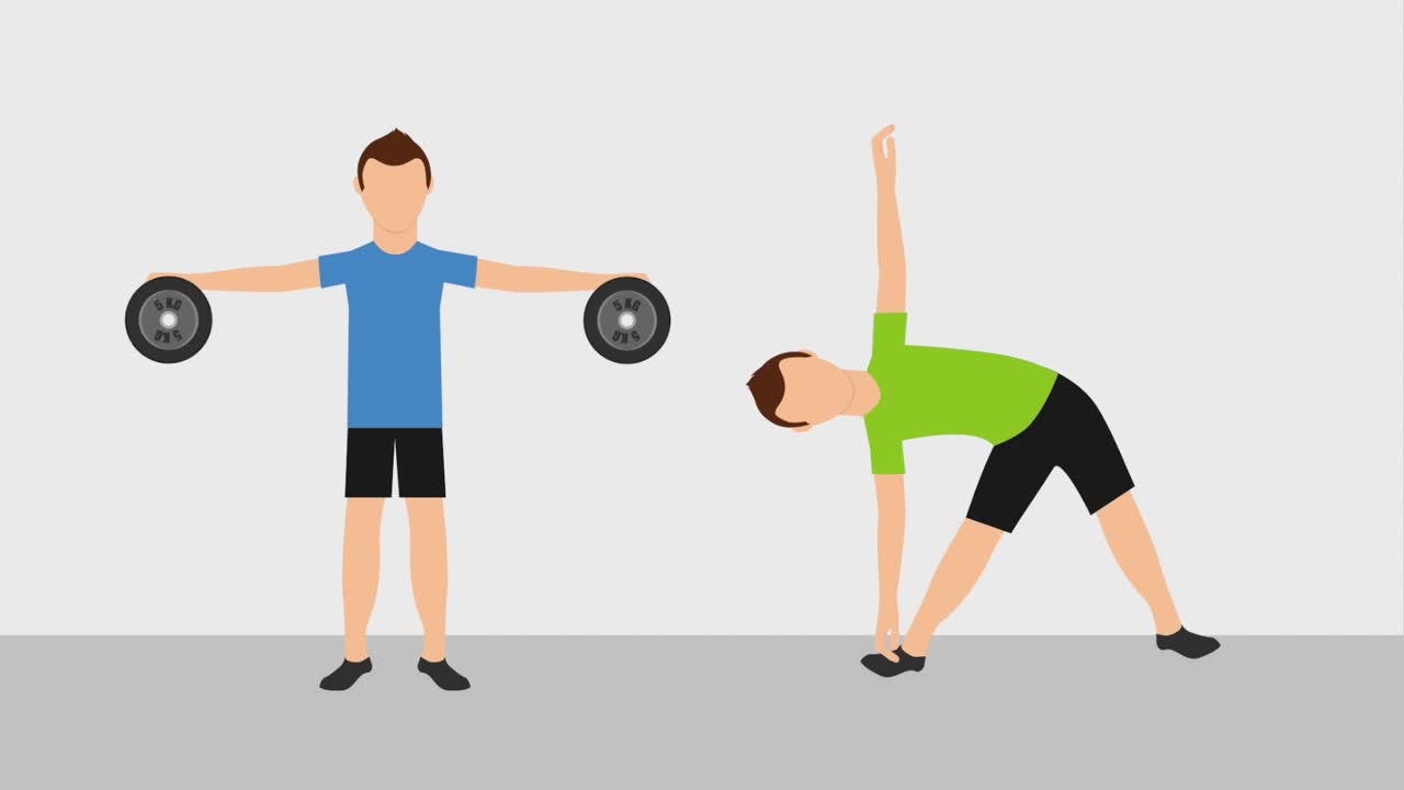 건강한 라이프 스타일 컨셉