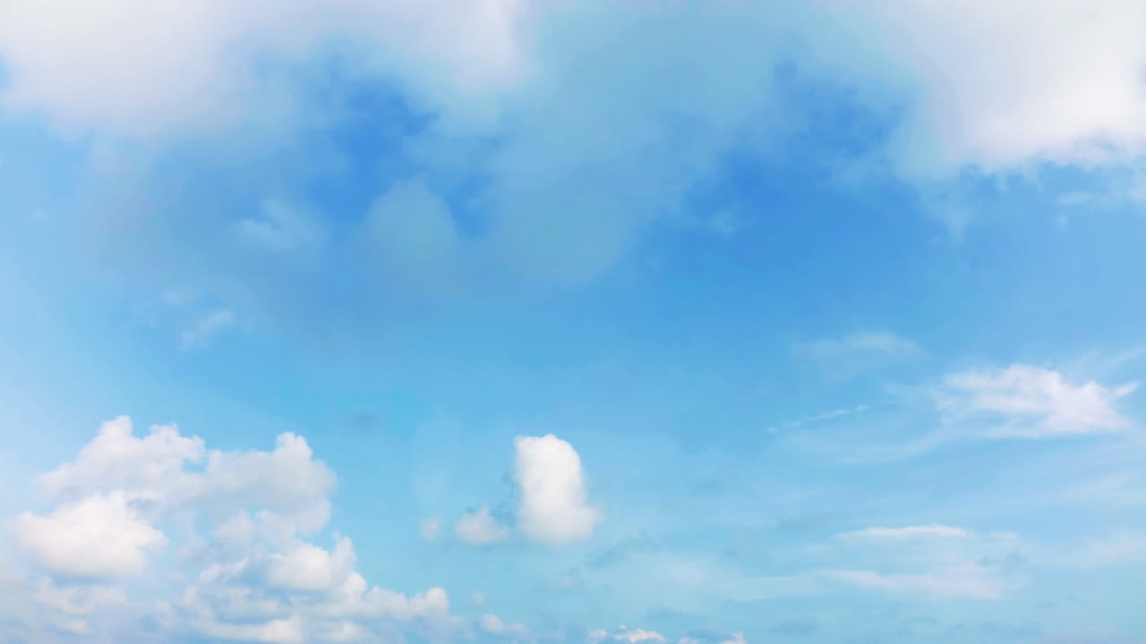 Clouds in the sky. Time lapse