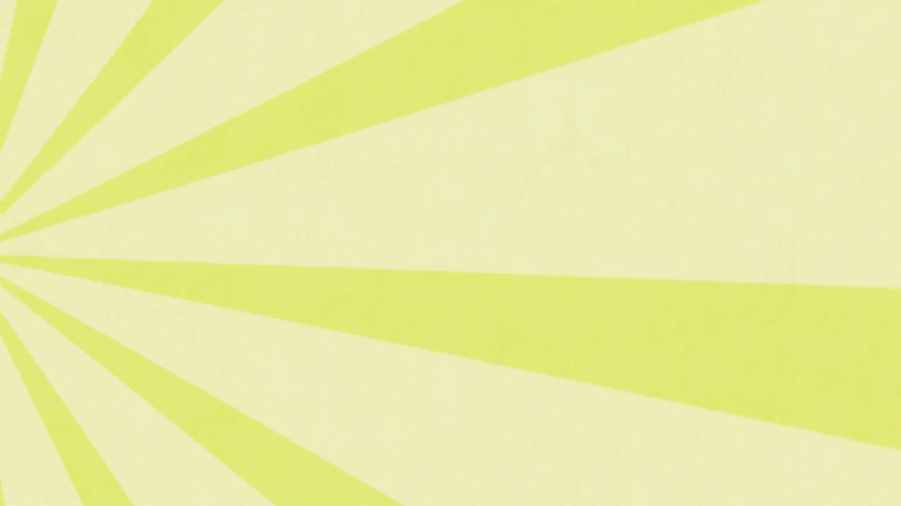 Animation of yellow trails moving on yellow background