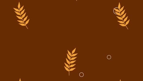 ears barley spikes pattern animation