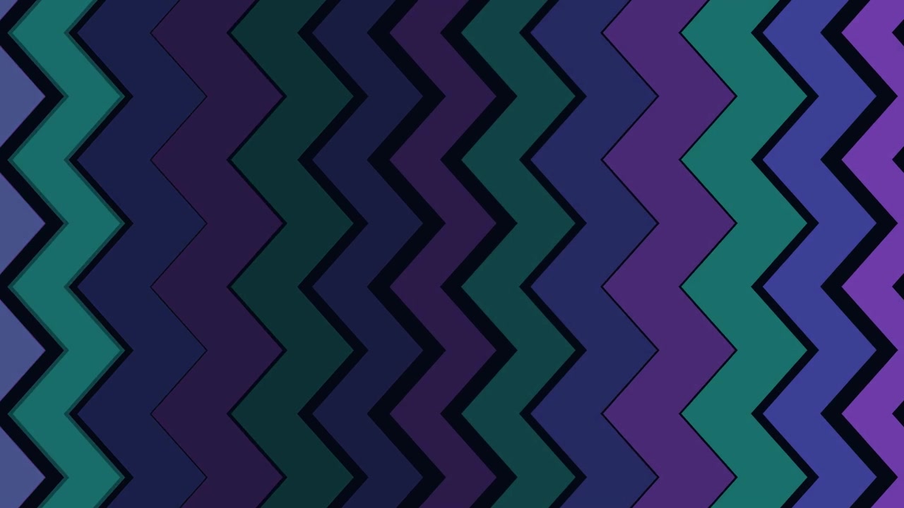 Abstract Motion Background with Moving Zigzag Lines