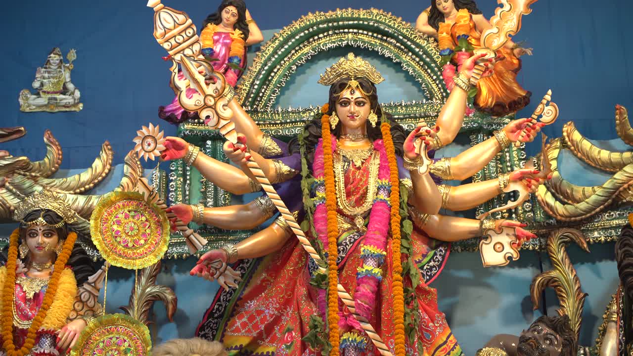 durga puja es el festival más grande de la india y bengala occidental