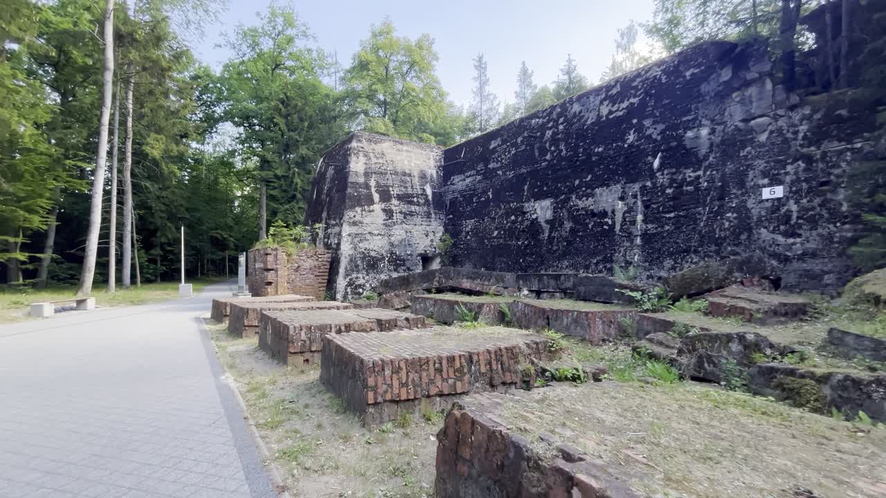 Partially destroyed Guest's Bunker at Wolf's Lair (where the meeting of Hitler's attempted assassination was supposed to be held) - Wolf's Lair, Poland