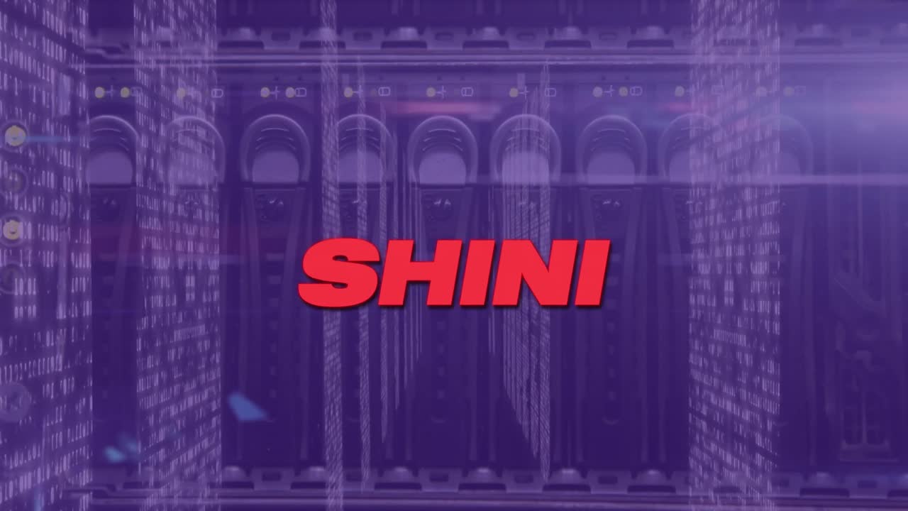 서버  ⁇ 에서 데이터 처리와 함께 빛나는 텍스트의 애니메이션