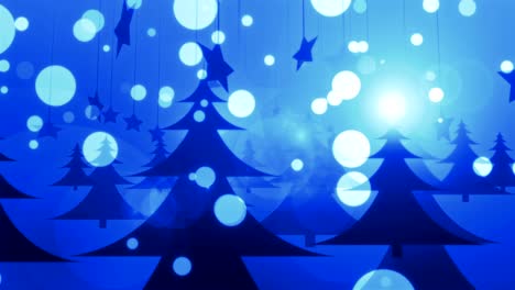 blue christmas - 4k 60fps stylish christmas video background loop