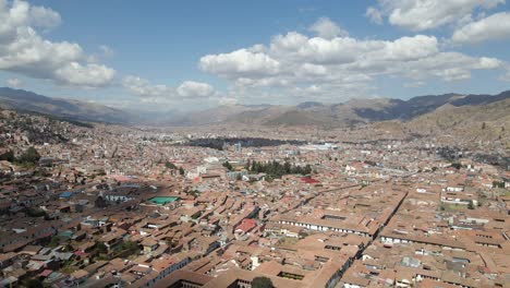 cusco from above: stunning aerial view