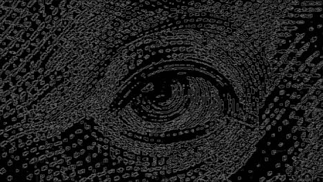 video con un billete de cien dólares procesado a través de inteligencia artificial.