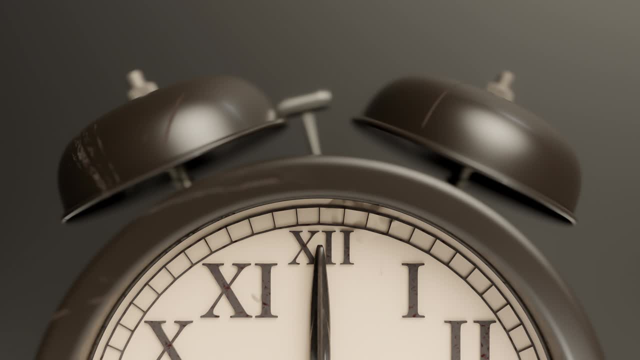 Alarm clock antique and old style