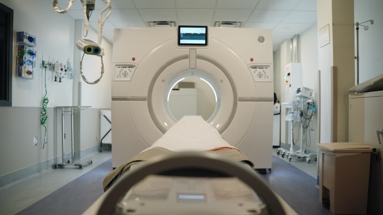 мрт машина в больнице, стойка фокус