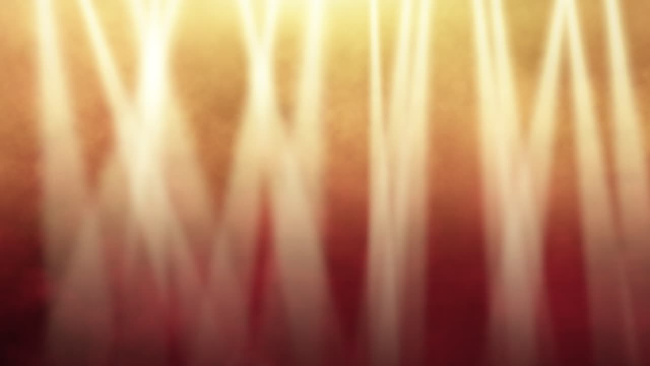 Loopable Golden Light Beams Sweeping Through Billowing Smoke in a Dynamic Abstract Background - Swirling Fog and Pulsing Light Rays Creating a Hypnotic and Ethereal Atmosphere