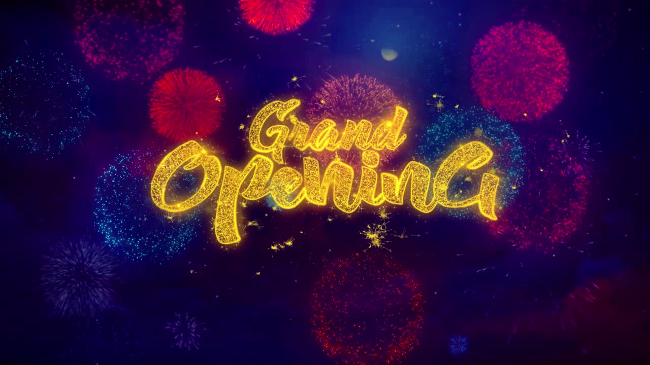Celebrazione di Grande Inaugurazione con Fuochi d'Artificio