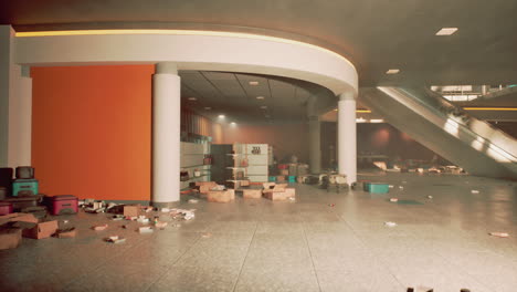 an abandoned retail store