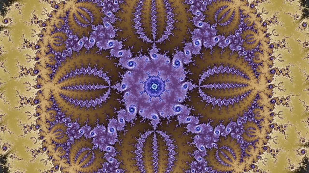 primera parte de un viaje a coloridos mundos fractales, inmersión profunda en geometrías intrincadas de mandalas digitales