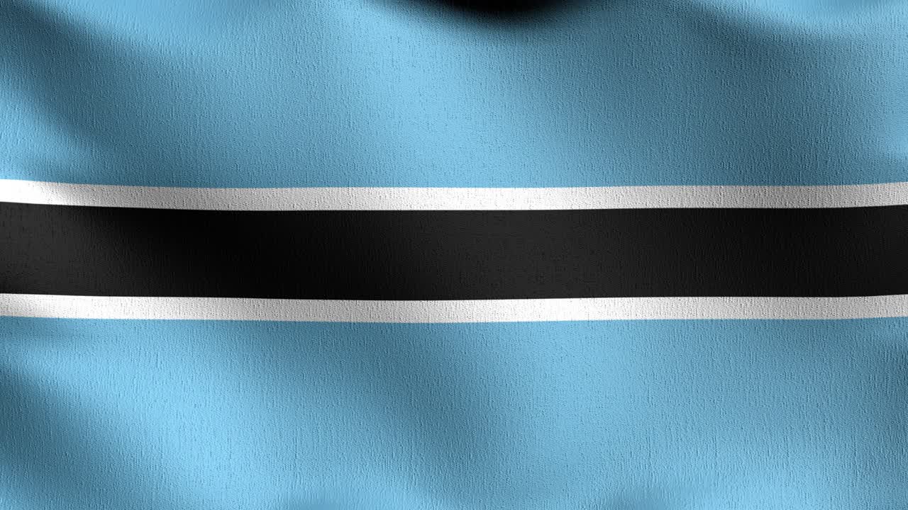 보츠와나 국가 발을 바람에 불어넣는 공식 애국적 추상 디자인 3d 렌더링 화