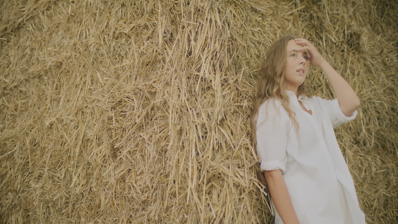 retrato de una mujer pensativa