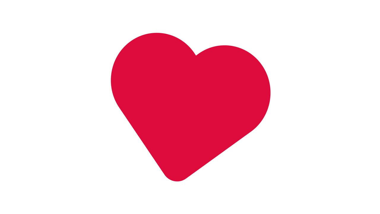 색 배경에 고립 된 은 심장의 박동 또는 박동 애니메이션. 심장 박동 발렌타인 데이 애니메이션