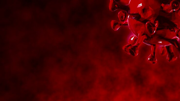 abstract coronavirus in movimento virus-cellula - motion graphics (loop)