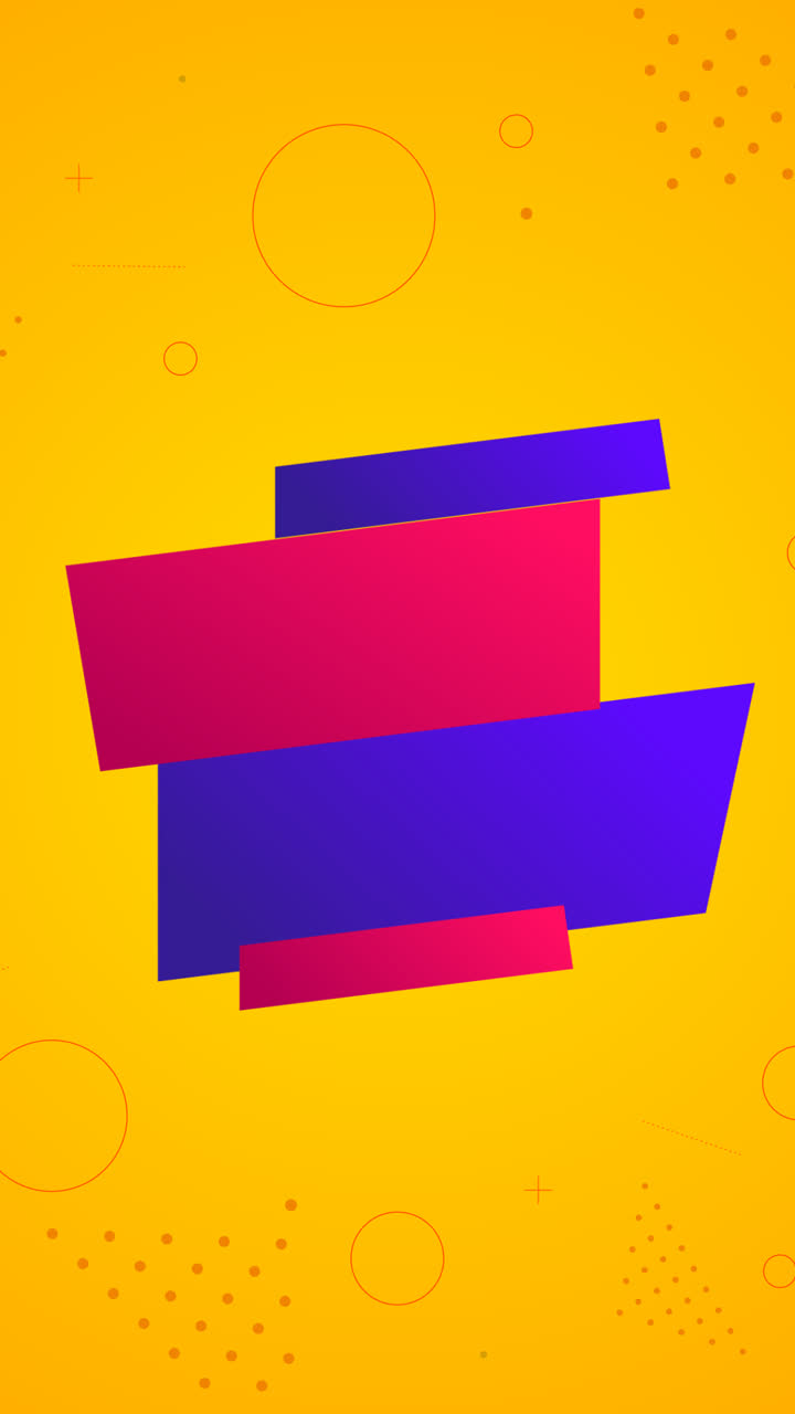 gráfico de movimiento de un estandarte de promoción de ventas abstracto