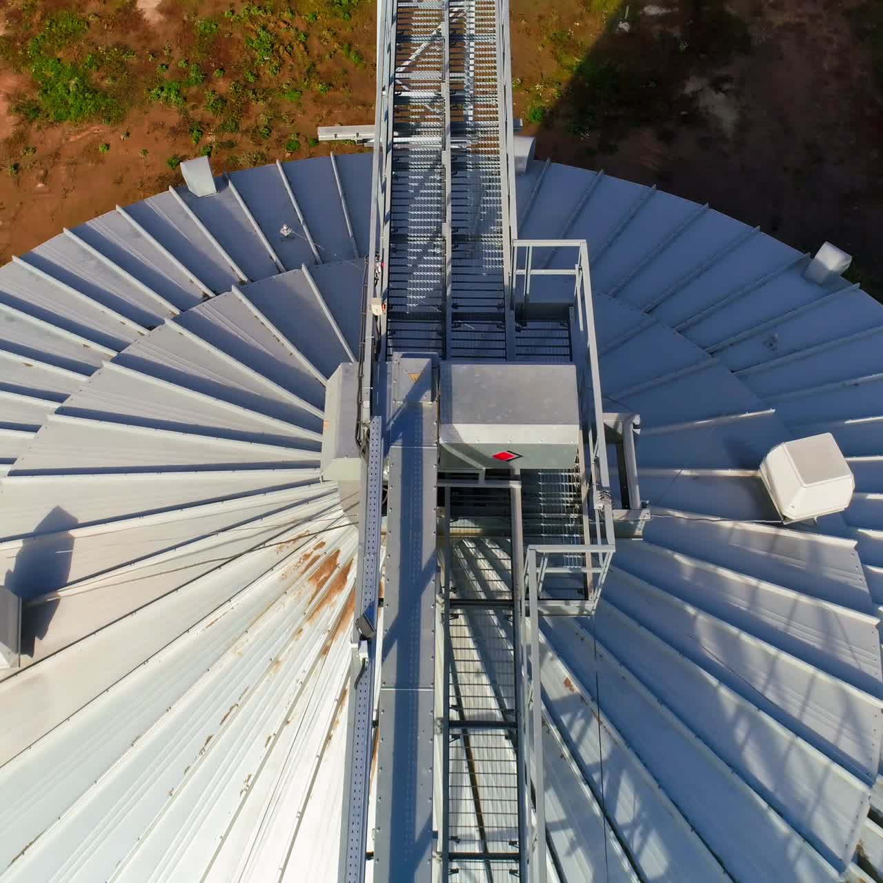 Grain drying complex construction