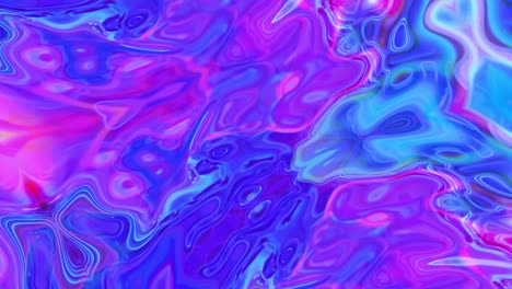fondo de animación líquida de color agua azul y rosa abstracto. animación ondulada de color agua ondulada.
