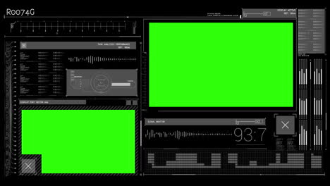 Animation-of-a-tech-interface