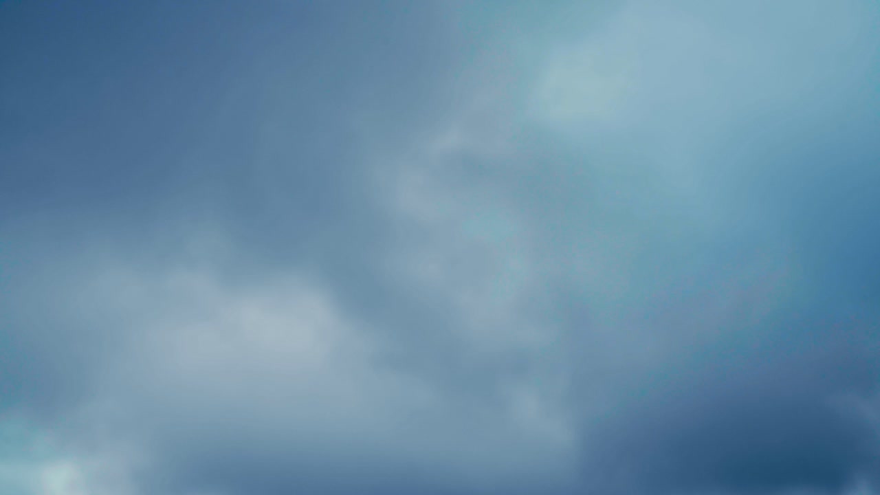 Dark Storm Clouds In Moody Sky. Close-up Shot