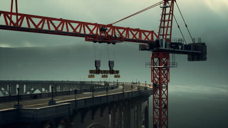 high way bridge under construction