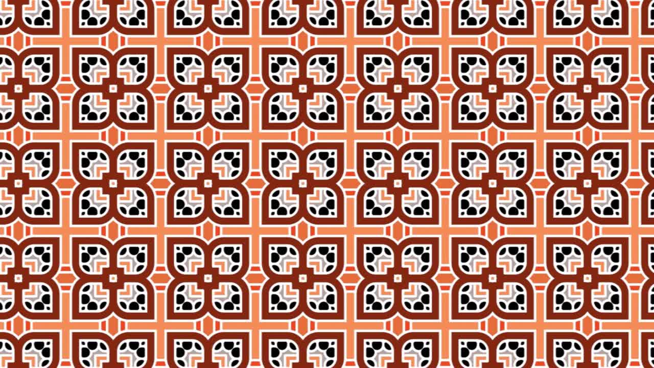 fondo abstracto con diapositivas ornamentales de patrones sin fisuras. panorámica