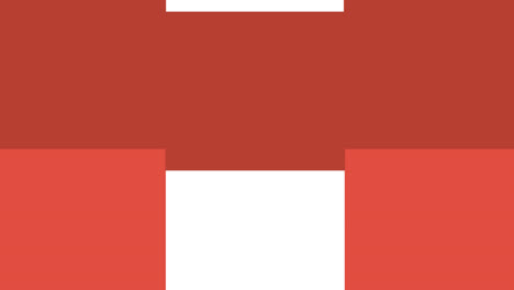 animation of red rectangles moving on white background