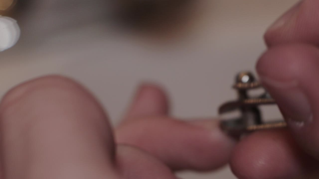 Close up shot of nails being trimmed