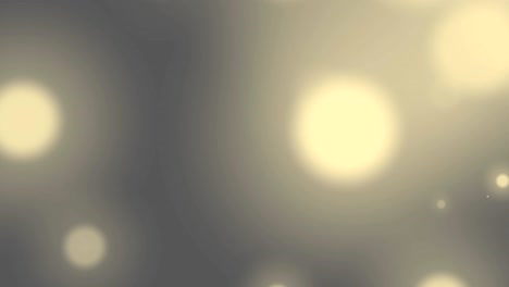 video generado digitalmente de manchas amarillas brillantes que se mueven contra un fondo negro