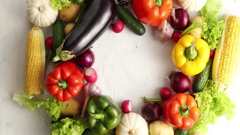 Circle-of-colorful-vegetables-mix