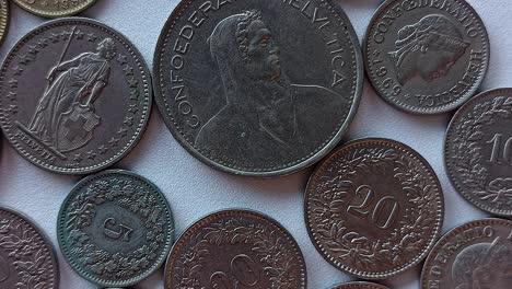 swiss old coins in rotation