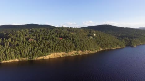 nederland reservoir in colorado, barker meadow reservoir in town of nederland in boulder county, front range of colorado reservoir