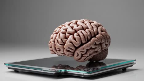 brain on a scale