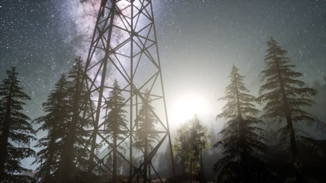 high-voltage power lines