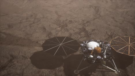 insight marte explorando la superficie del planeta rojo