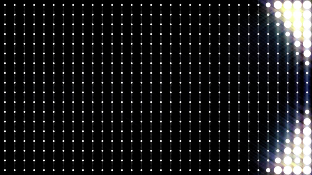 Panel with the LED bulb.